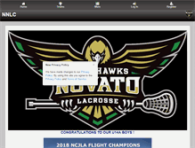 Tablet Screenshot of novatolacrosse.org